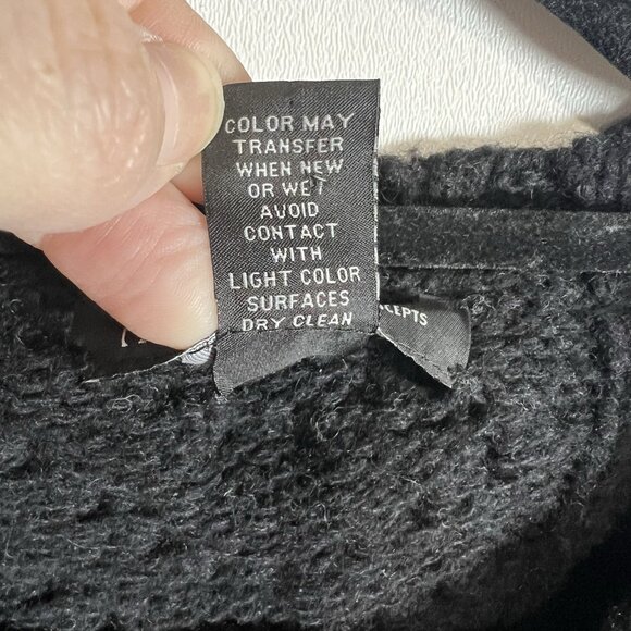 Inc International Concepts Lambswool Ombré Gray Black Sweater Size Large - Picture 5 of 8